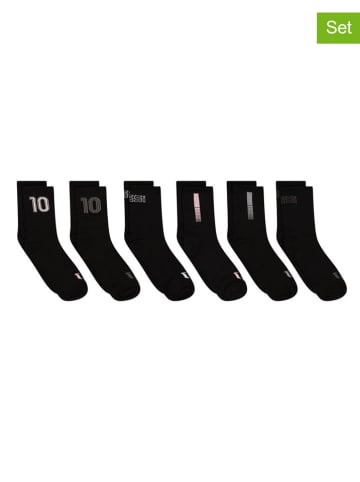 Messi 6-delige set: sokken zwart