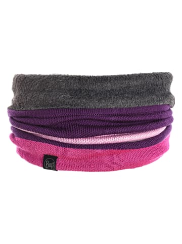 Buff Szal-koło w kolorze jasnoróżowo-fioletowym - szer. 21 cm