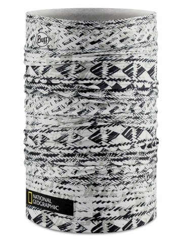 Buff Szal-koło w kolorze biało-szaro-czarnym