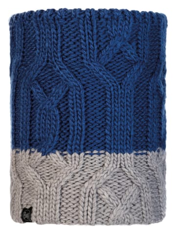 Buff Szal-koło w kolorze granatowo-szarym
