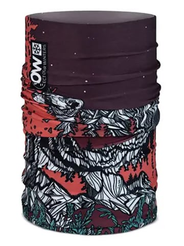 Buff Szal-koło w kolorze czerwonym