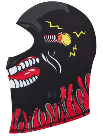 Buff Bivakmuts zwart/rood
