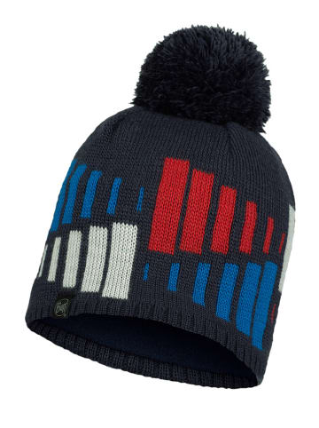 Buff Czapka "Mitch" w kolorze granatowym ze wzorem