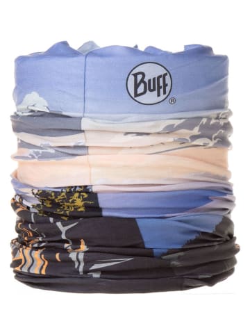 Buff Szal-koło w kolorze błękitno-kremowym