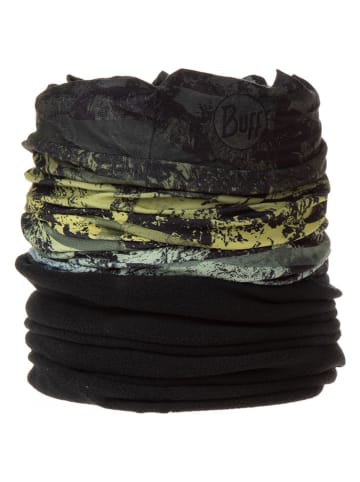 Buff Szal-koło w kolorze czarno-oliwkowym