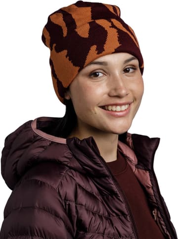 Buff Czapka "Kyre" w kolorze pomarańczowo-bordowym