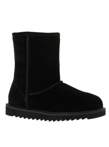 Gooce Leder-Winterstiefel "Sawel Waterproof" in Schwarz