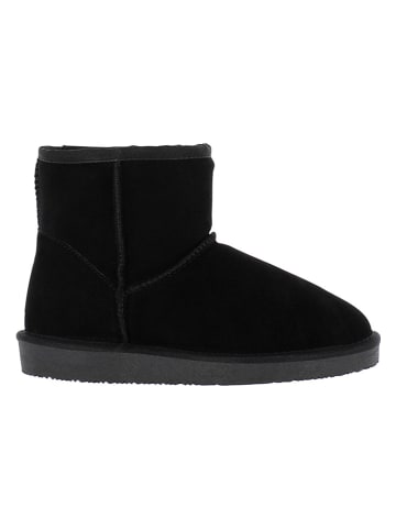 NICEBAY Leder-Winterboots "Gravelly" in Schwarz