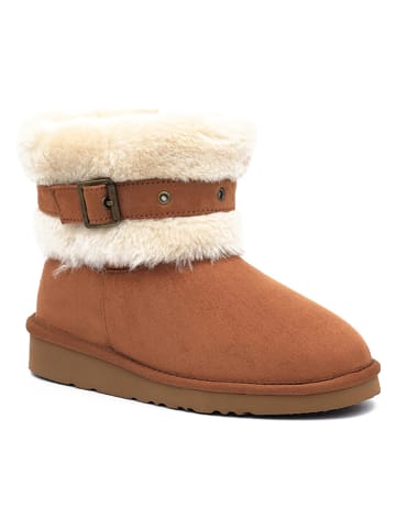 ISLAND BOOT Winterboots "Fabya" in Hellbraun