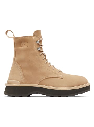 Sorel Leder-Boots "Hi-Line" in Beige