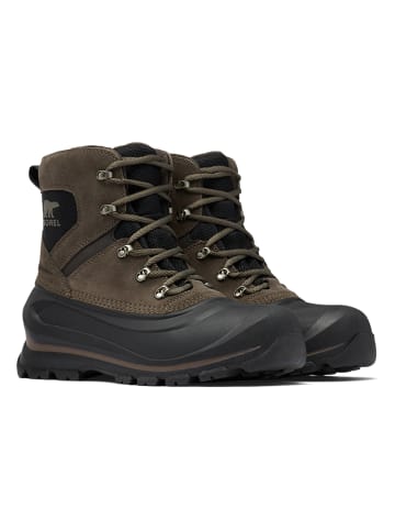 Sorel Leder-Boots "Buxton" in Braun