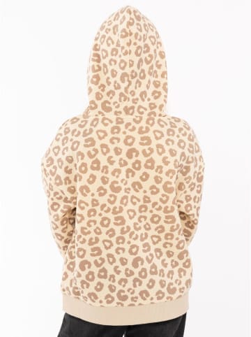 Zwillingsherz Sweatjacke "Soft Leo" in Beige