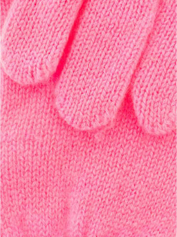 Zwillingsherz Kaschmir-Handschuhe in Pink