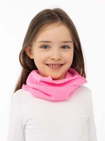 Zwillingsherz Kaszmirowy szal-koło w kolorze różowym