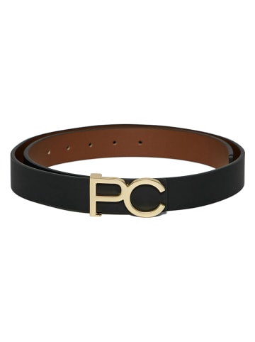 Polo Club Leder-Gürtel in Hellbraun/ Schwarz
