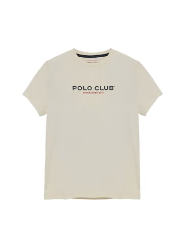 Polo Club Shirt in Beige