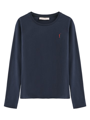 Polo Club Longsleeve in Dunkelblau