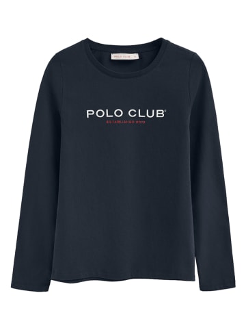 Polo Club Longsleeve in Dunkelblau