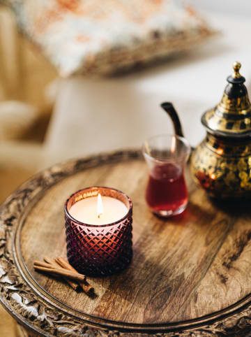 AVA & MAY Duftkerze "Istanbul" in Lila - 200 g