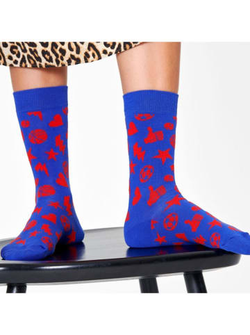 Happy Socks Sokken blauw