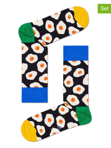 Happy Socks Skarpety (2 pary) ze wzorem