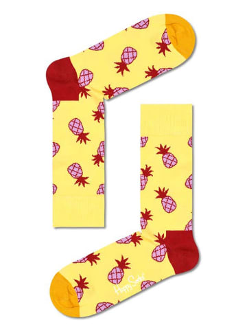 Happy Socks Sokken geel