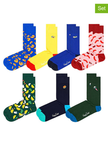 Happy Socks 7-częściowy zestaw prezentowy w różnych kolorach
