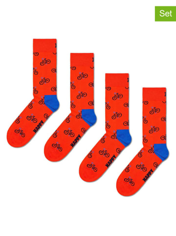 Happy Socks 2-delige set: sokken rood