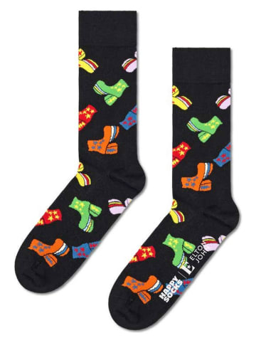Happy Socks 2er-Set: Socken in Schwarz