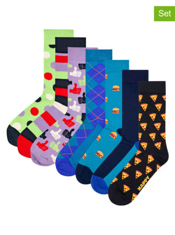 Happy Socks 7-delige geschenkset meerkleurig