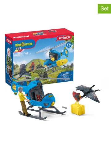 Schleich 10-częściowy zestaw "Dinosaur Air Attack" do zabawy - 4+