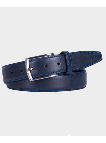 PROFUOMO Leder-Gürtel in Blau