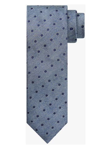 PROFUOMO Seiden-Krawatte in Blau