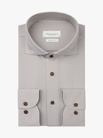 PROFUOMO Hemd in Taupe