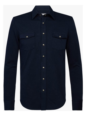 PROFUOMO Blouse donkerblauw