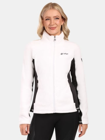 Kilpi Fleecejacke "Skathi" in Weiß/ Schwarz