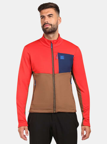 Kilpi Kurtka polarowa "Erin" w kolorze jasnobrązowo-czerwonym