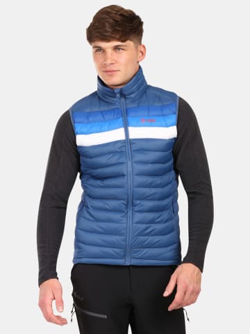 Kilpi Donzen bodywarmer "Kenai" blauw/wit