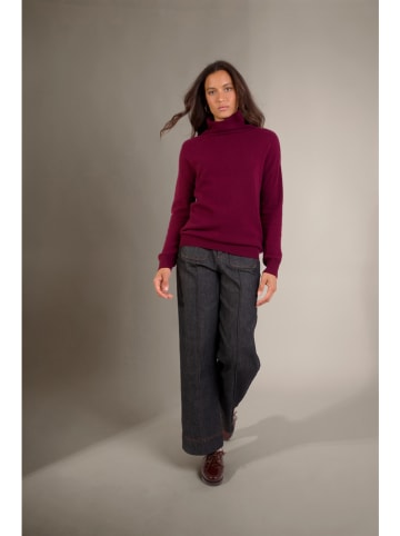 Perfect Cashmere Kasjmieren trui "Nethan" bordeaux