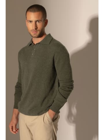 Perfect Cashmere Kasjmieren trui "Spencer" kaki