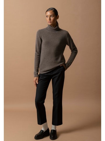 Perfect Cashmere Kaschmir-Rollkragenpullover "Willow" in Taupe