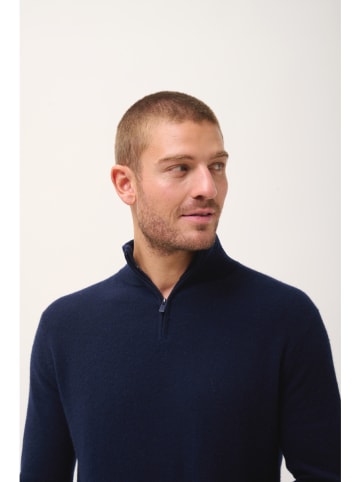 Just Cashmere Kaszmirowy sweter "Bradley" w kolorze granatowym