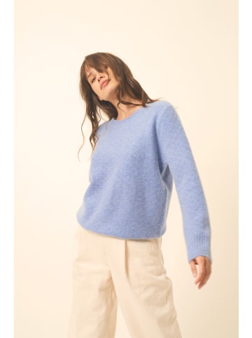 Just Cashmere Kaschmir-Pullover "Cetan" in Hellblau