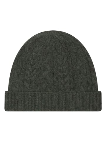 Just Cashmere Kaschmir-Beanie "Cleo" in Dunkelgrün