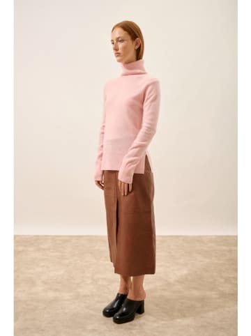 Just Cashmere Kaschmir-Rollkragenpullover "Lexie" in Rosa