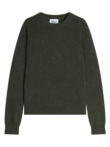 Just Cashmere Kaszmirowy sweter "Lexini" w kolorze ciemnozielonym