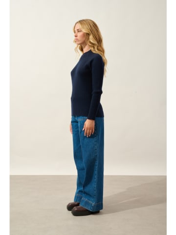 AUTHENTIC CASHMERE Kaschmir-Pullover "Assia" in Dunkelblau