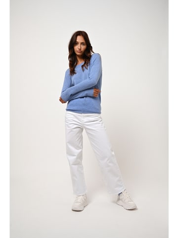 AUTHENTIC CASHMERE Kaszmirowy sweter "Epéna" w kolorze błękitnym