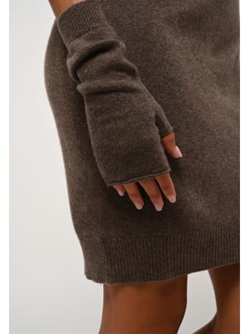 AUTHENTIC CASHMERE Kasjmieren armstulpen "Serre" donkerbruin