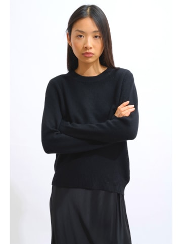 AUTHENTIC CASHMERE Kasjmieren trui "Sylor" zwart